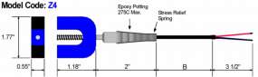 Magnet Mount Thermocouple diagram